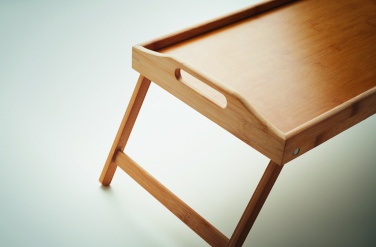 Logo trade promotional products picture of: Foldable bamboo tray